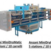 Anzani Machinery | Mini Dry Matic NIR 5 stations | Vacuum cement dryer